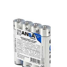 Батарейки алкалиновые ANSA Standart "LR03/BL-4 (AAA)", 4 шт, щелочные