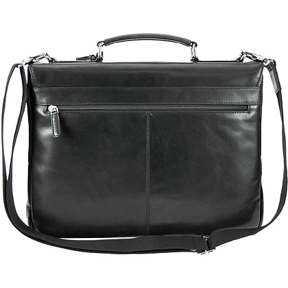 Портфель для документов "Romano", кожа, черный - 5