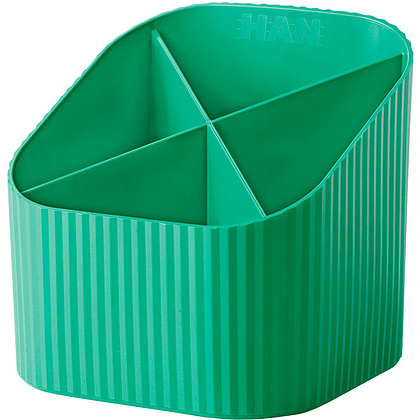 Подставка для канцелярских мелочей "Re-X-LOOP", зеленый