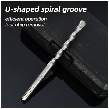 Бур по бетону Deli YS EDH-Y12160, 12x160 мм, SDS-PLUS - 6