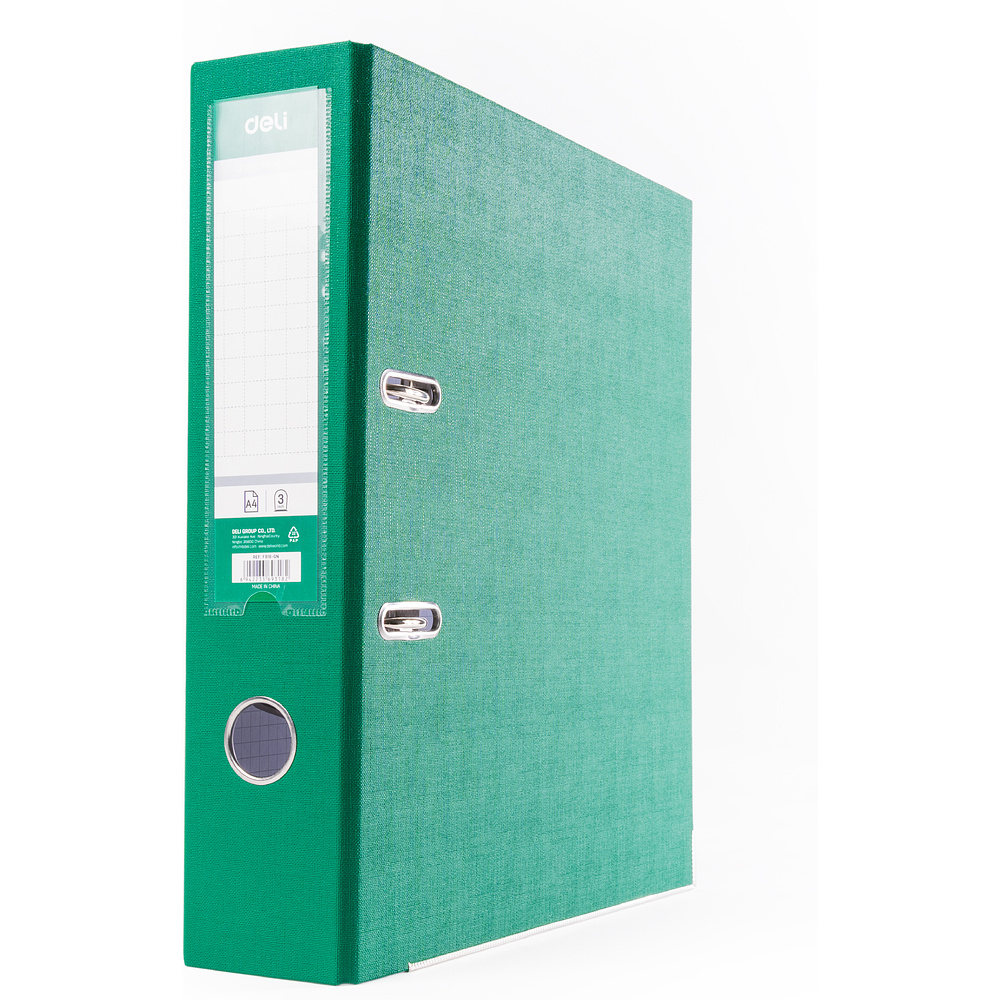 Папка регистратор "Deli", А4, 75 мм, ассорти, -50% - 7