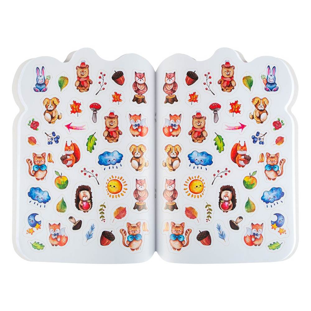 Альбом для рисования "Цветик. Мышка" с наклейками, 276х195 мм, 32 листа - 5