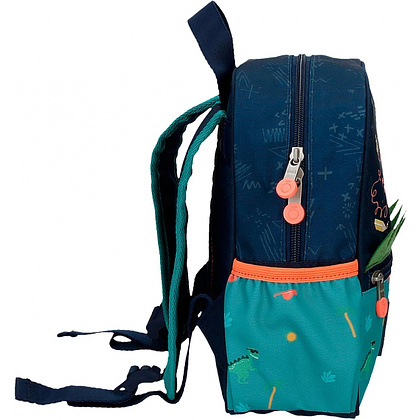 Рюкзак школьный Enso "Dino artist", S, темно-синий, зеленый - 2