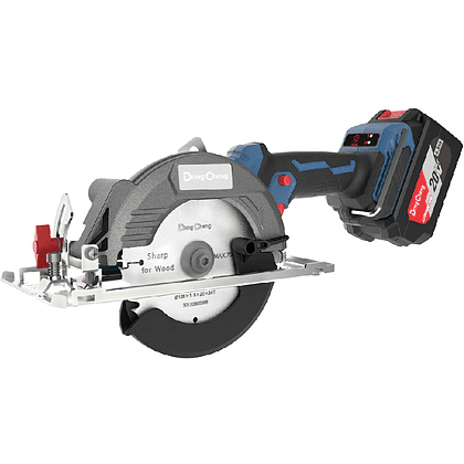 Пила циркулярная DongCheng DCMY140S (TYPE EM), 20 В, 140 мм, 2 АКБ, 4 Ач, З/У 2 А