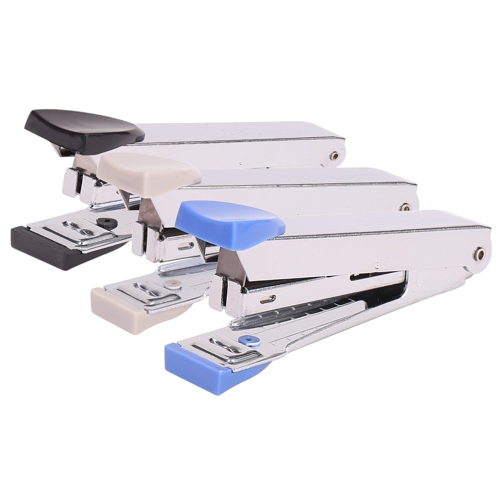 Скобосшиватель "Deli Start 0224", 15 листов,  ассорти