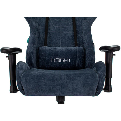 Кресло игровое Zombie "VIKING KNIGHT Fabric", ткань, металл, синий - 11