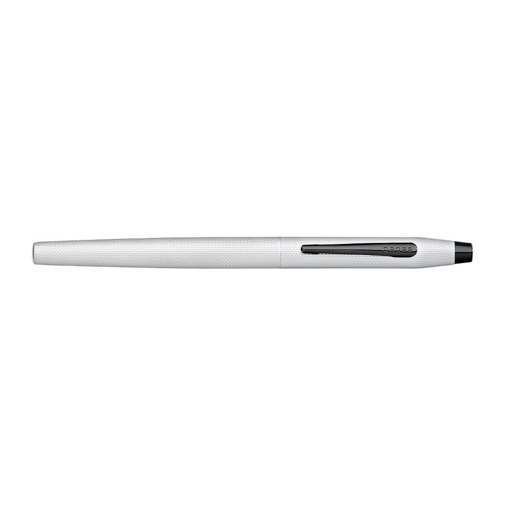 Ручка перьевая "Cross Classic Century Brushed Chrome", M, серебристый, черный, патрон черный - 2