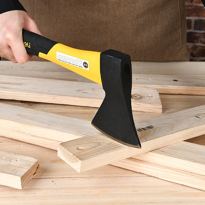 Топор Deli YS EDL5708, 0,6 кг, фибергласовая рукоятка - 6