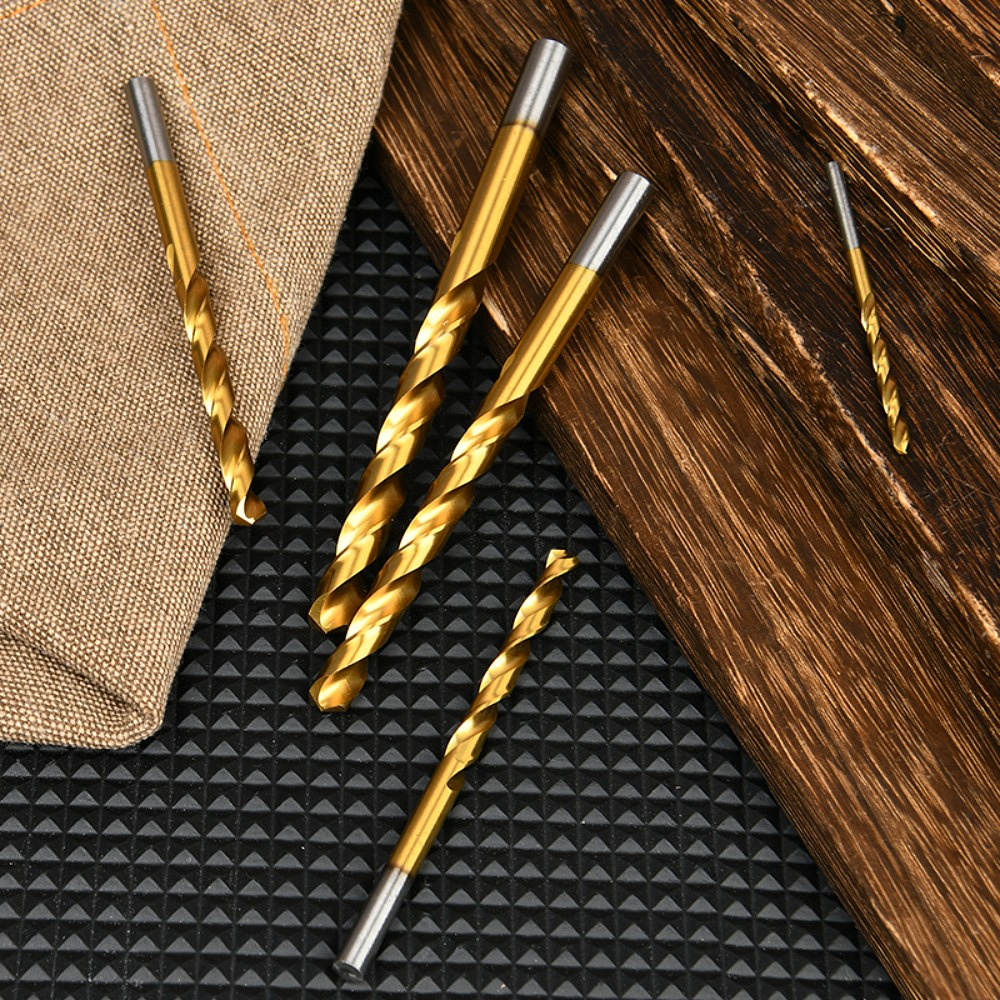 Набор сверл Deli YS EDH-MHZ015-ED4 по металлу, DIN 338, 135°, 1-15 мм, 15 шт., золотой - 3