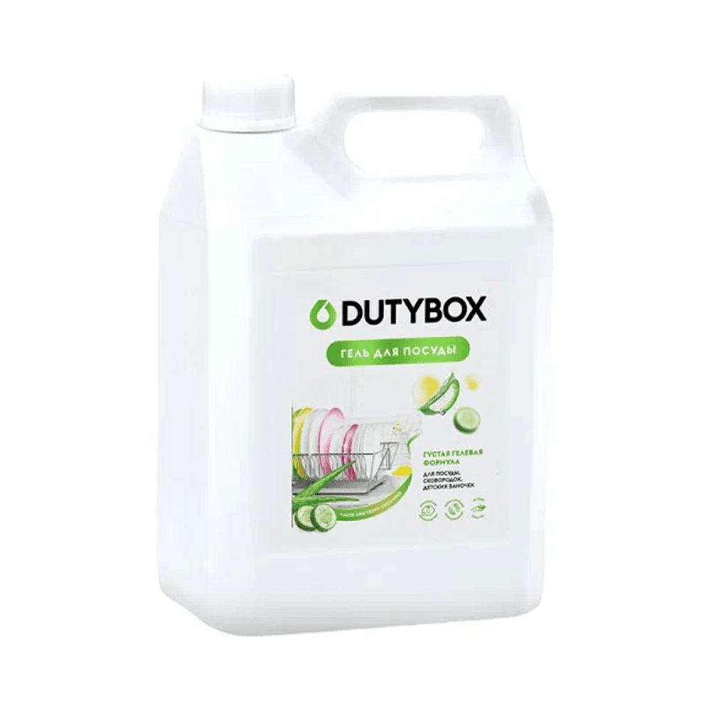 Средство для мытья посуды "Dutybox Алоэ и свежий огурец", экологичное, 5 л