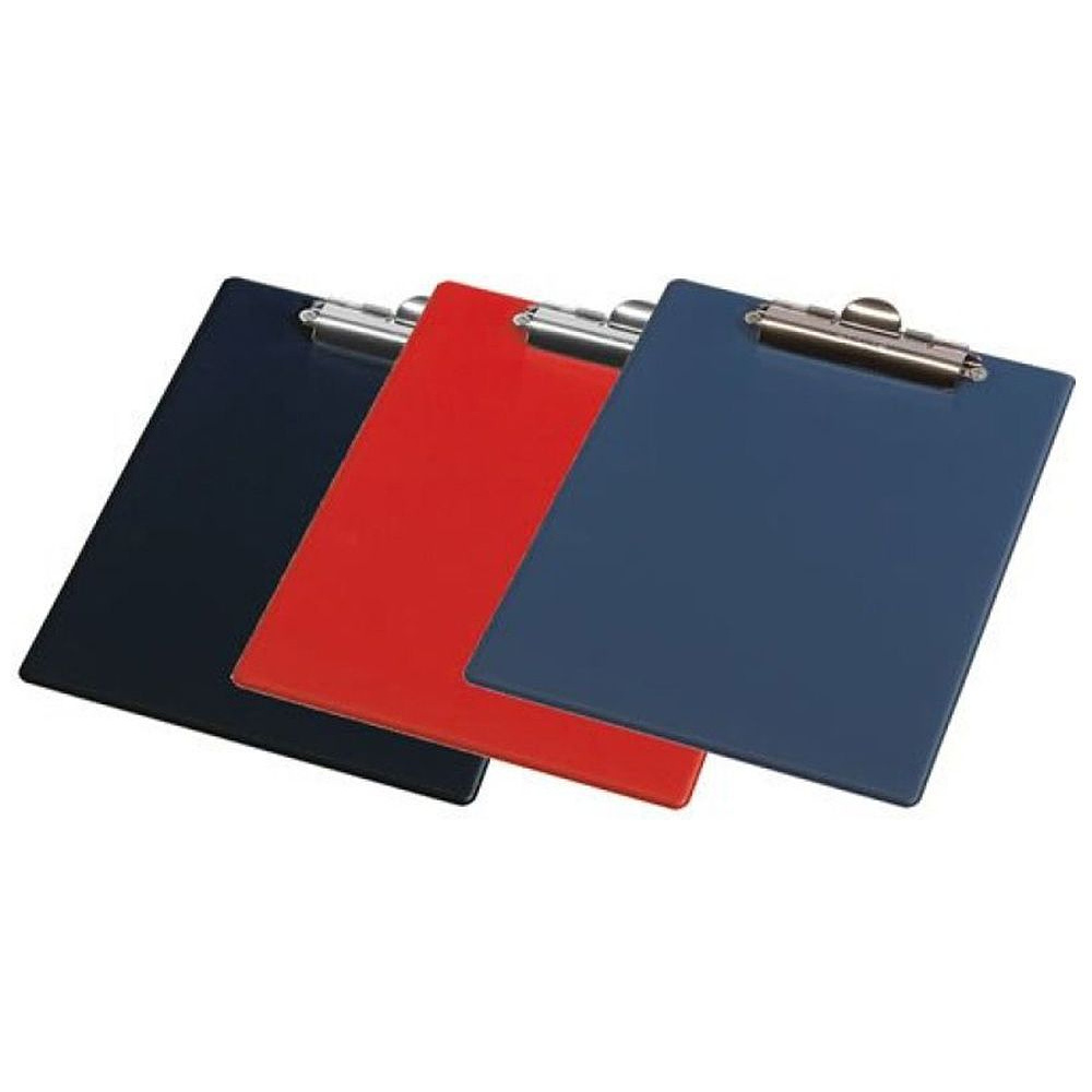 Планшет с зажимом, A4, пвх, черный - 2