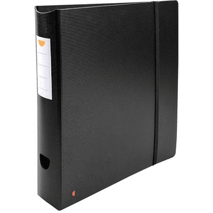 Папка регистратор "Exactive", А4+, 60 мм, ПВХ, черный