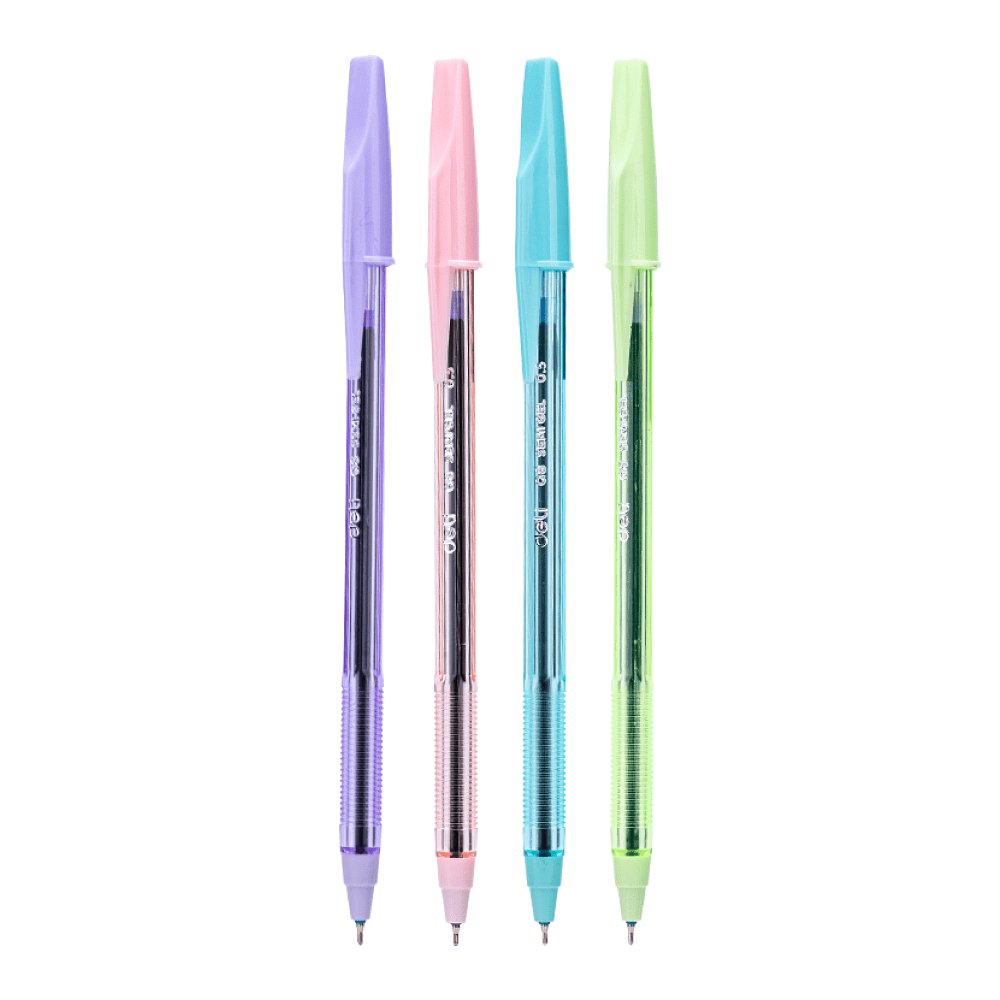 Ручка шариковая "Think", 0.5 мм, прозрачный, стерж. синий