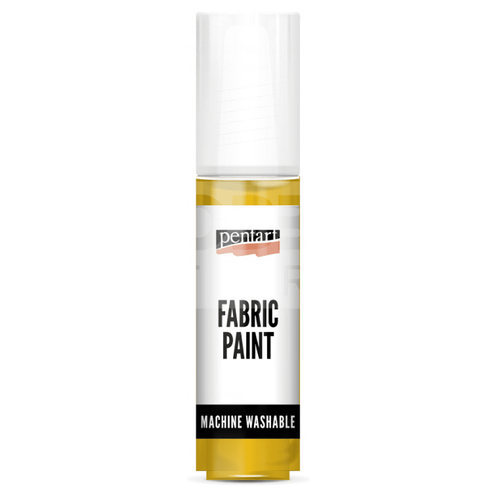 Краски для текстиля "Pentart Fabric paint", солнечно-желтый, банка