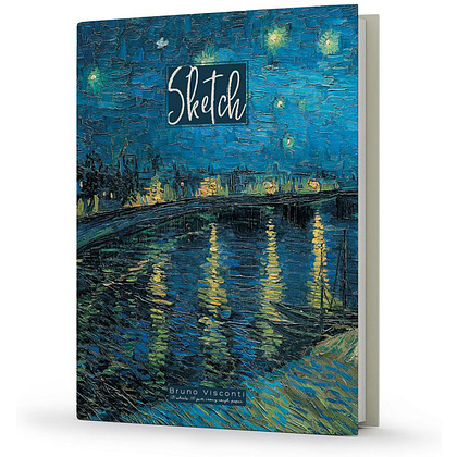 Скетчбук "Bruno Visconti", 18.4x25.7 см, 110 г/м2, 120 листов, ассорти - 4