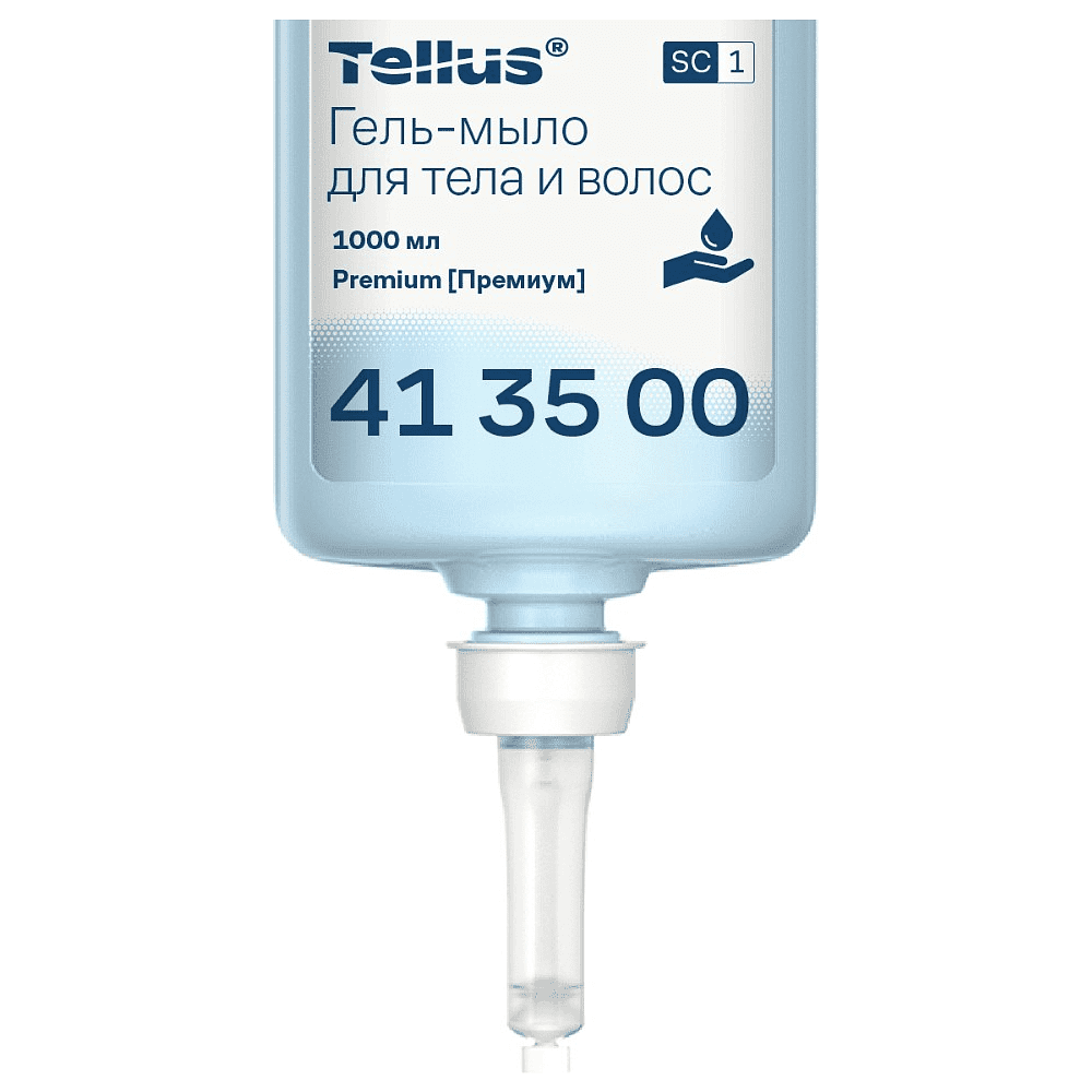 Мыло-гель Tellus Премиум для тела и волос 1 л, SC1 - 4