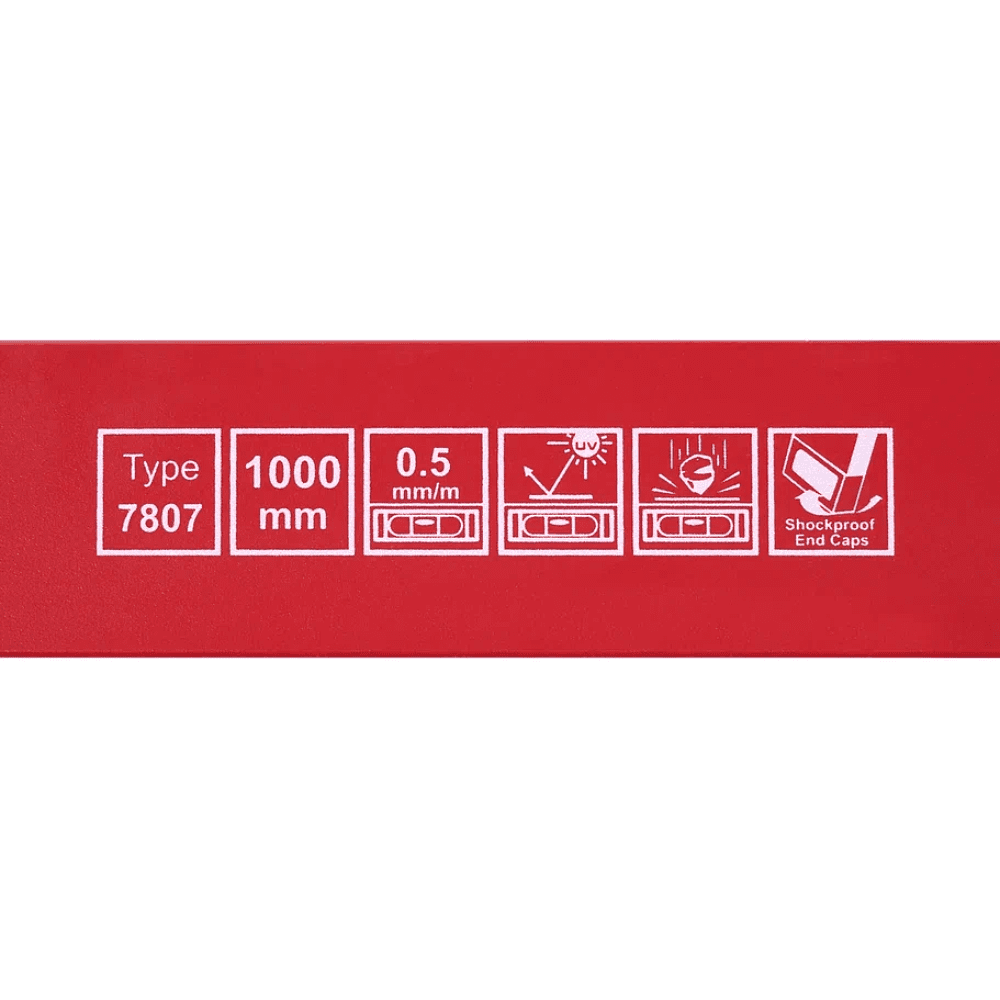 Уровень брусковый MGS 700807B, 1000 мм, 2 глазка - 2