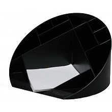 Подставка для канцелярских мелочей "Форум", 550x160x95 мм, черный