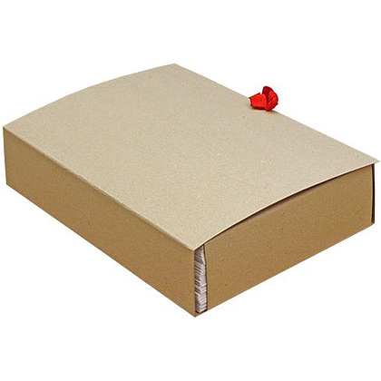 Папка для бумаг с завязками, 70 мм, 4 завязки, крафт