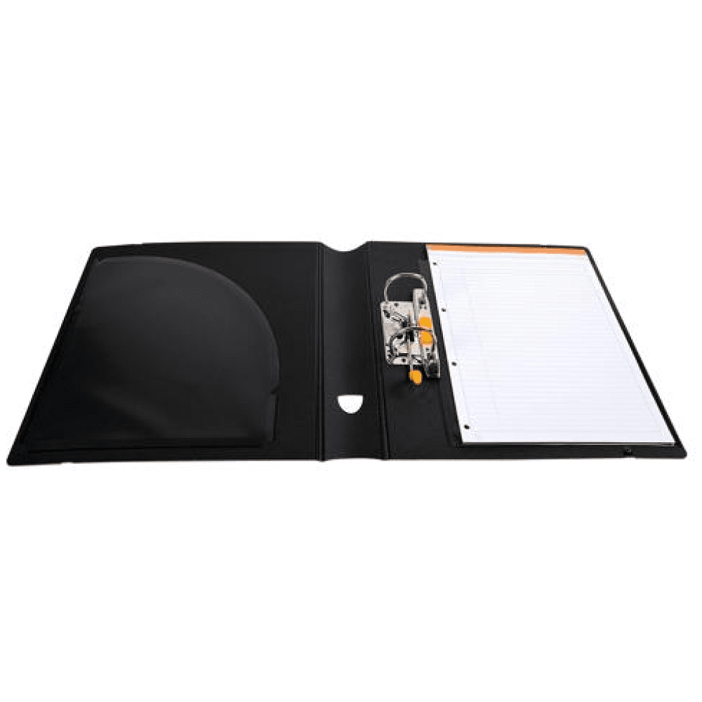 Папка регистратор "Exactive", А4+, 60 мм, ПВХ, черный - 3