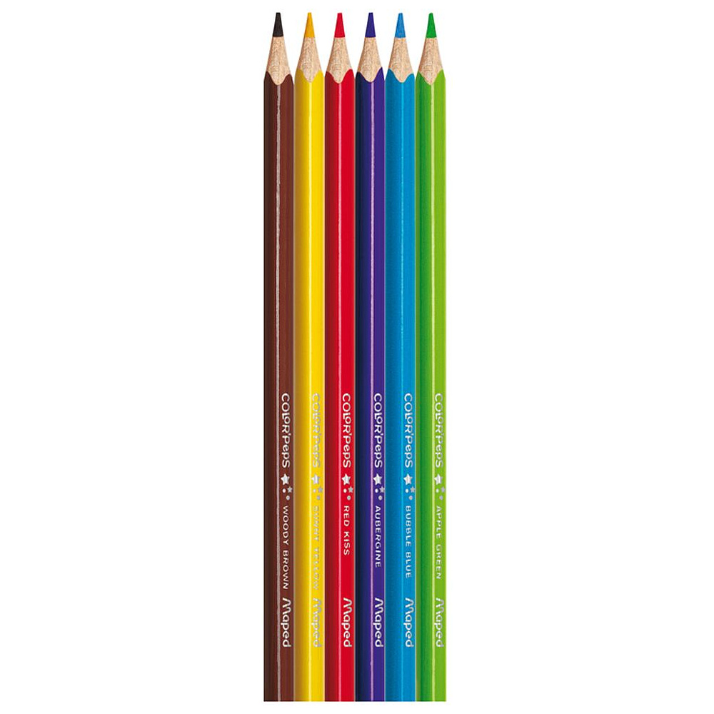 Цветные карандаши Maped "Color Peps", 6 цветов - 3