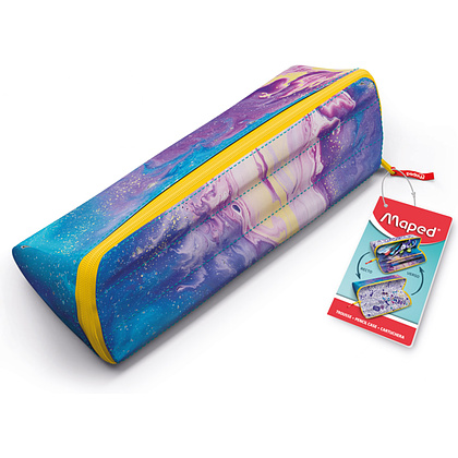 Пенал Maped "Open XXL", 1 отделение, розовый, голубой - 7