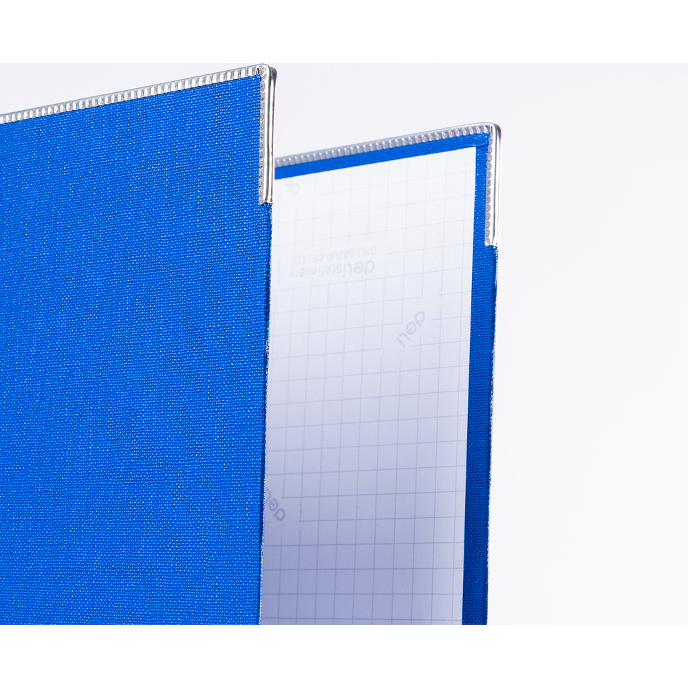 Папка-регистратор "Deli", А4, 75 мм, синий - 3