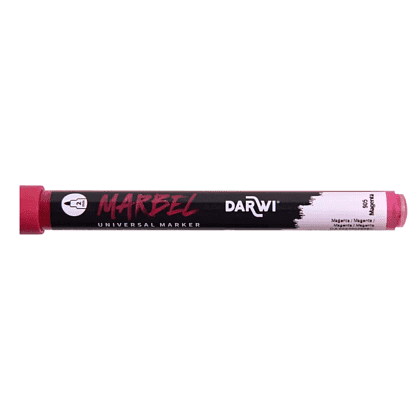 Маркер акриловый "Darwi.Marbel" 905, пурпурный - 4