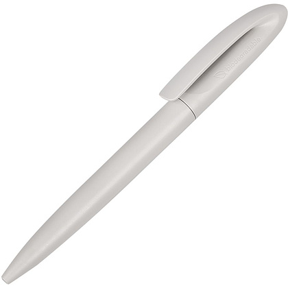 Ручка шариковая автоматическая "Senator Skeye Bio", 1.0 мм, светло-серый, стерж. синий