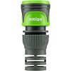 Коннектор Amigo Grande "79860", 1/2", пластик, серый, зеленый - 4