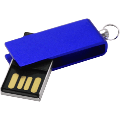 USB Flash 2.0 16 Gb VDM-055, пластик, метал, синий 