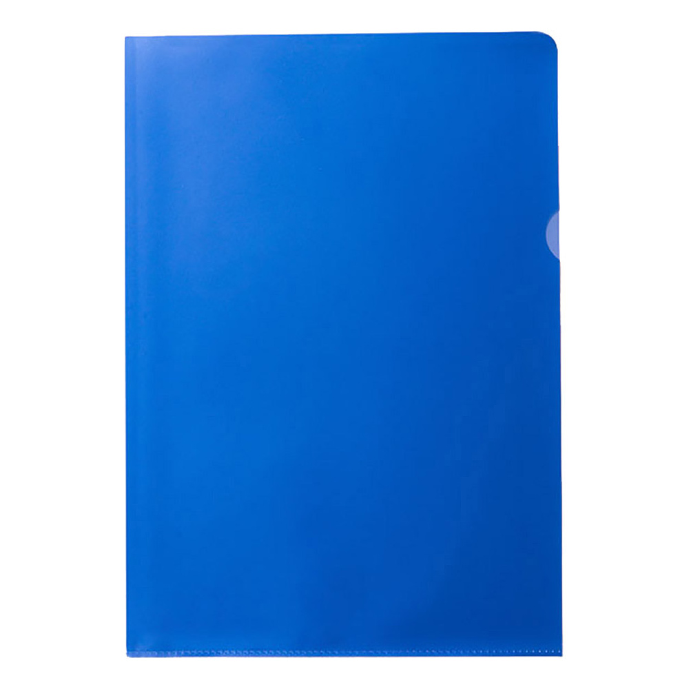 Папка-уголок "Inter-folia", A4, 115 мк, синий