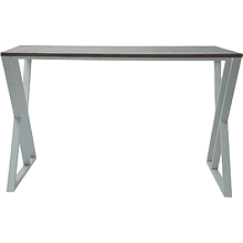 Стол письменный ALLERD GEON, белый муар, Австралийское дерево