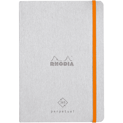 Еженедельник недатированный "Rhodiarama Perpetual", А5, 64 листа, серый
