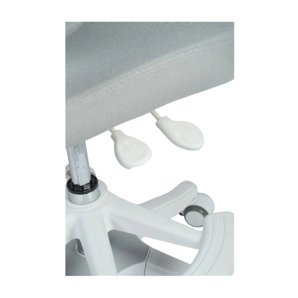 Кресло детское YOKA YC-10 Vally, сетчатая ткань, серый, пластик, белый - 6