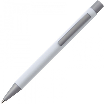 Ручка шариковая автоматическая "Abu Dhabi", 0.7 мм, белый, стерж. синий - 3