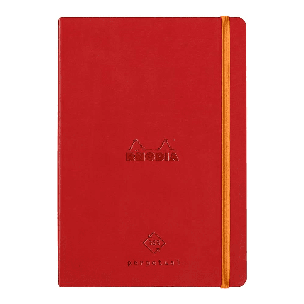 Еженедельник недатированный "Rhodiarama Perpetual", А5, 64 листа, красный мак