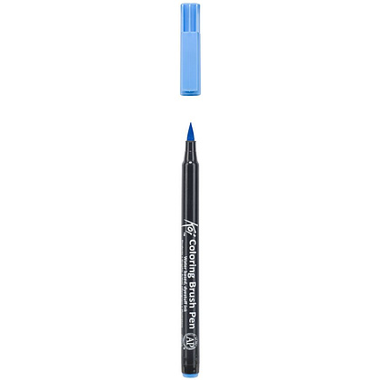 Маркер акварельный "Koi Color Brush", аквамарин - 3