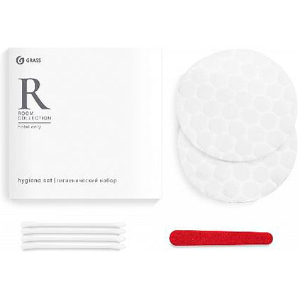Набор гигиенический "Room" (ватные палочки + ватные диски + пилочка)