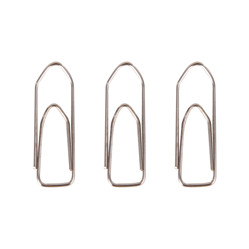 Скрепки "Deli", 28 мм, 100 шт, серебристый - 5