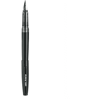 Ручка перьевая EF "Малевичъ", металл, с конвертером, мокрый асфальт - 6