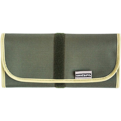 Пенал-органайзер "Малевичъ" для кистей, 26х48, оливковый