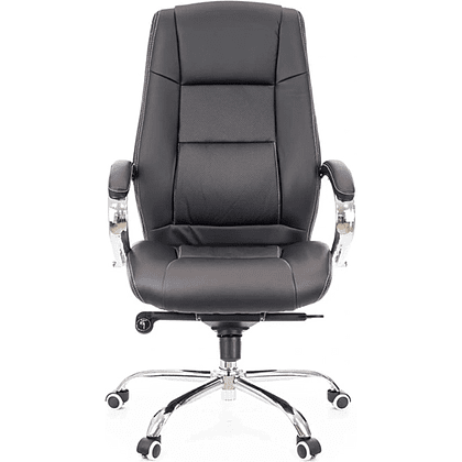 Кресло для руководителя "Kron", экокожа, металл, черный - 2
