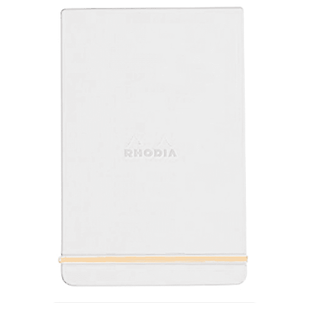 Блокнот "Rhodiarama Webnotepad" на резинке, A5, 96 листов, линейка, белый