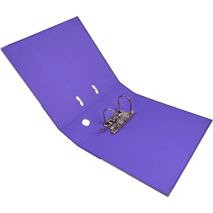 Папка-регистратор "Yesli:", А4, 75 мм, ПВХ, фиолетовый - 5