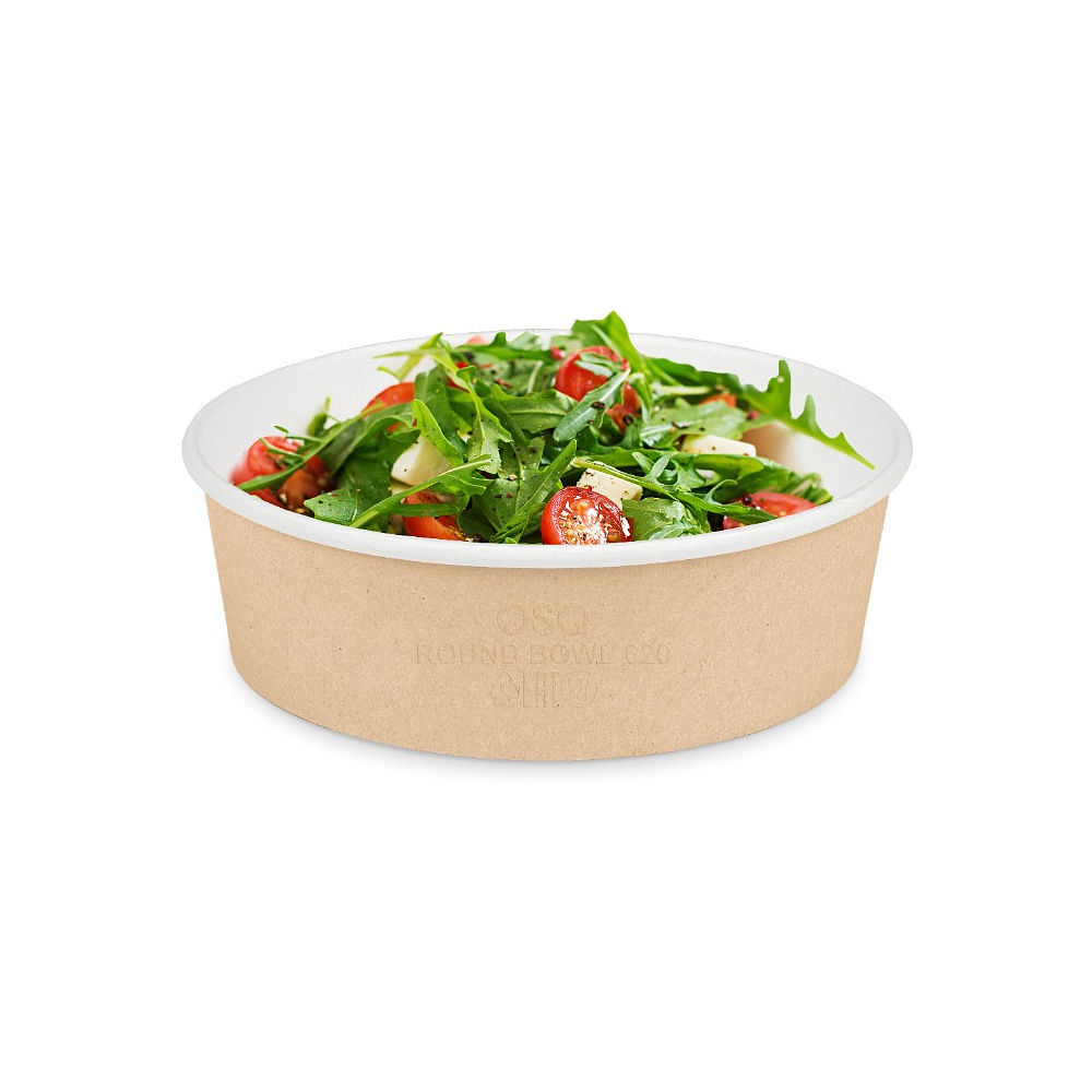 Контейнер бумажный 620 мл, 132/150х46, 45 шт/упак - 3