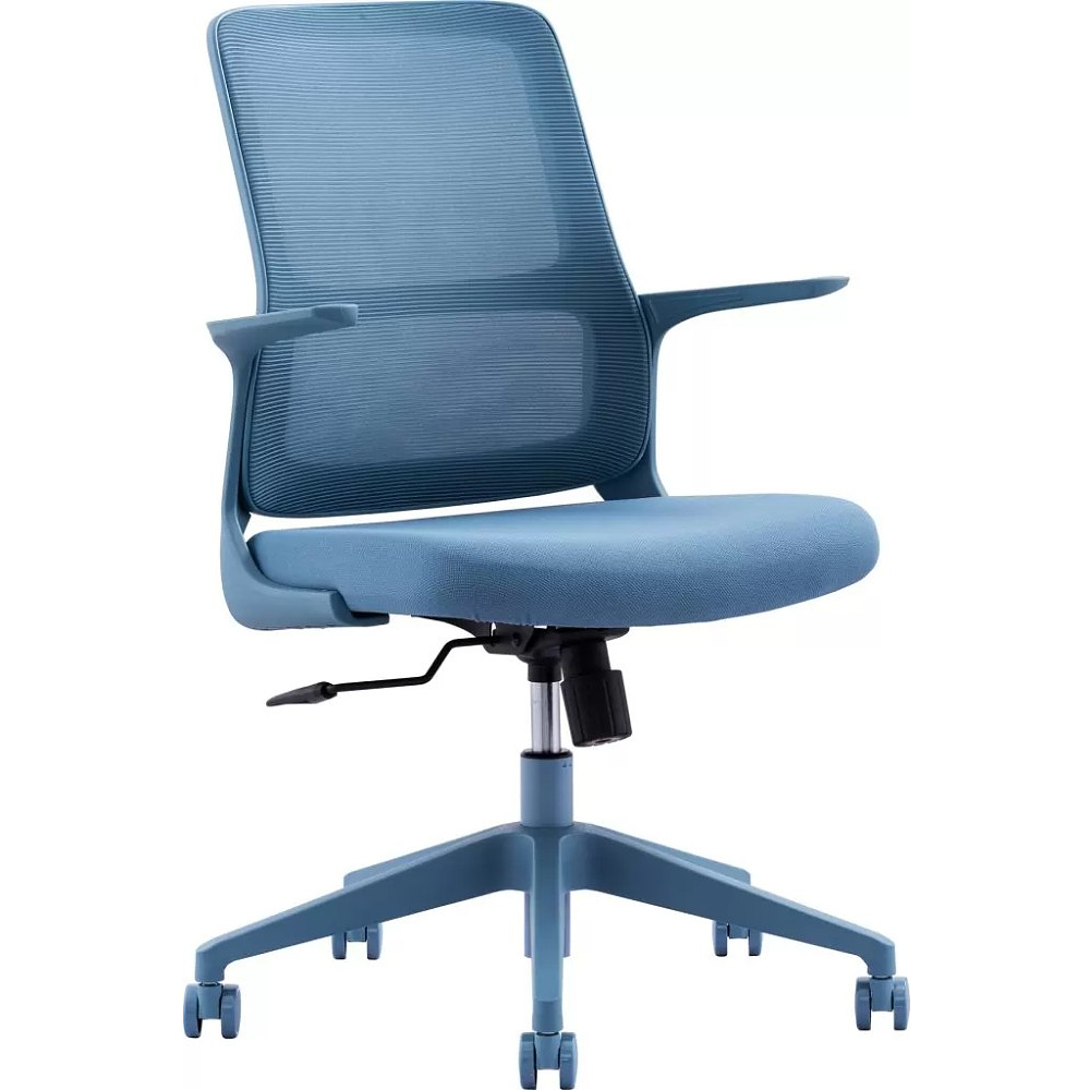 Кресло для персонала EVERPROF Elf, сетка, синий