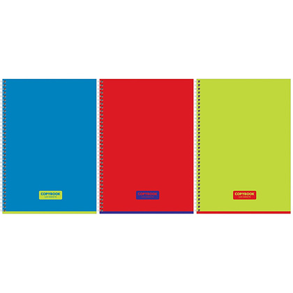 Тетрадь "Copybook", А4, 120 листов, клетка, ассорти