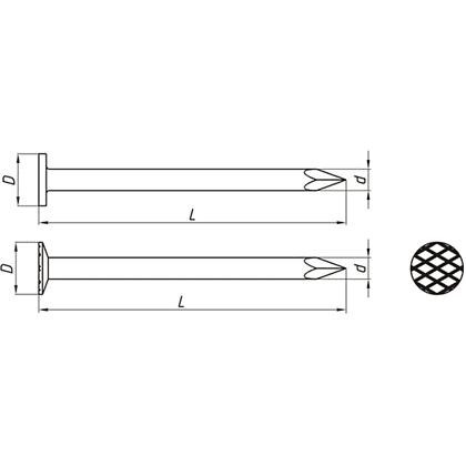 Гвозди строительные 4.0х120 мм, ГОСТ 4028-63, 1 кг - 2