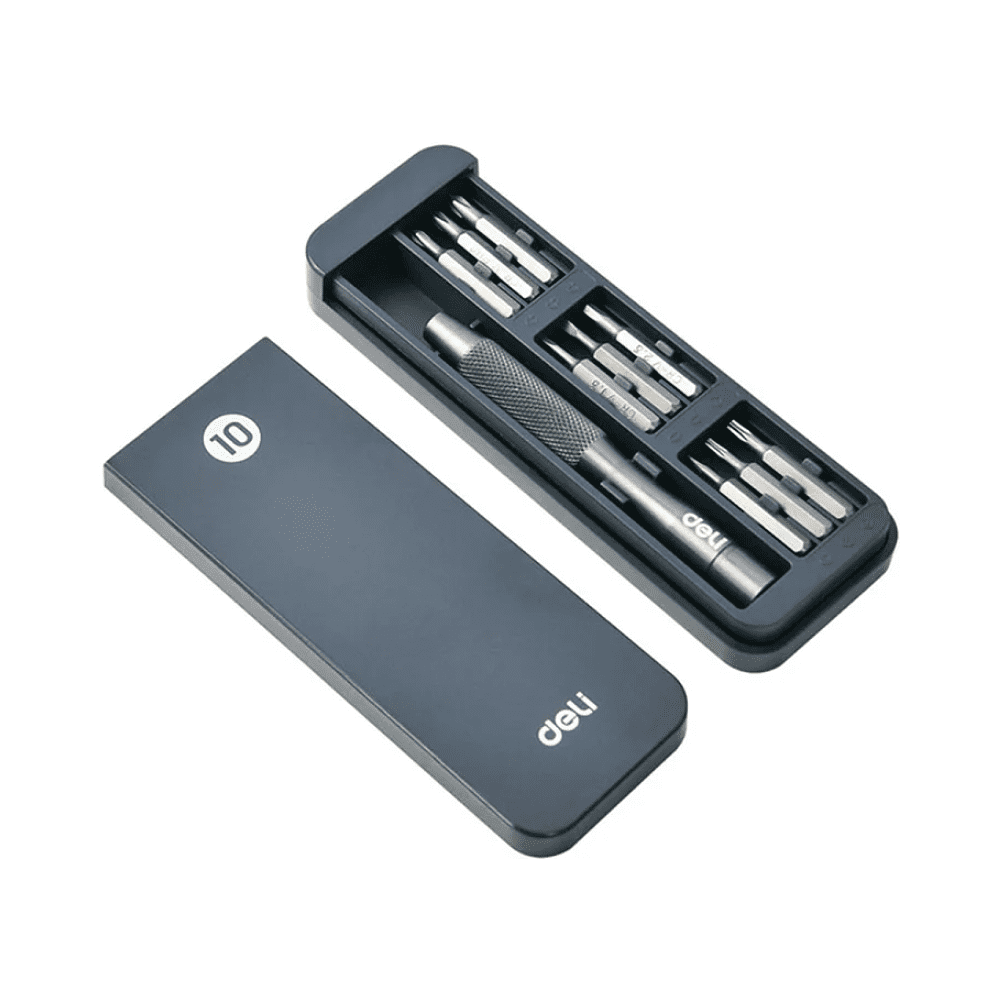 Набор прецизионных отверток Deli YS EDL241010J, 10 шт., кейс